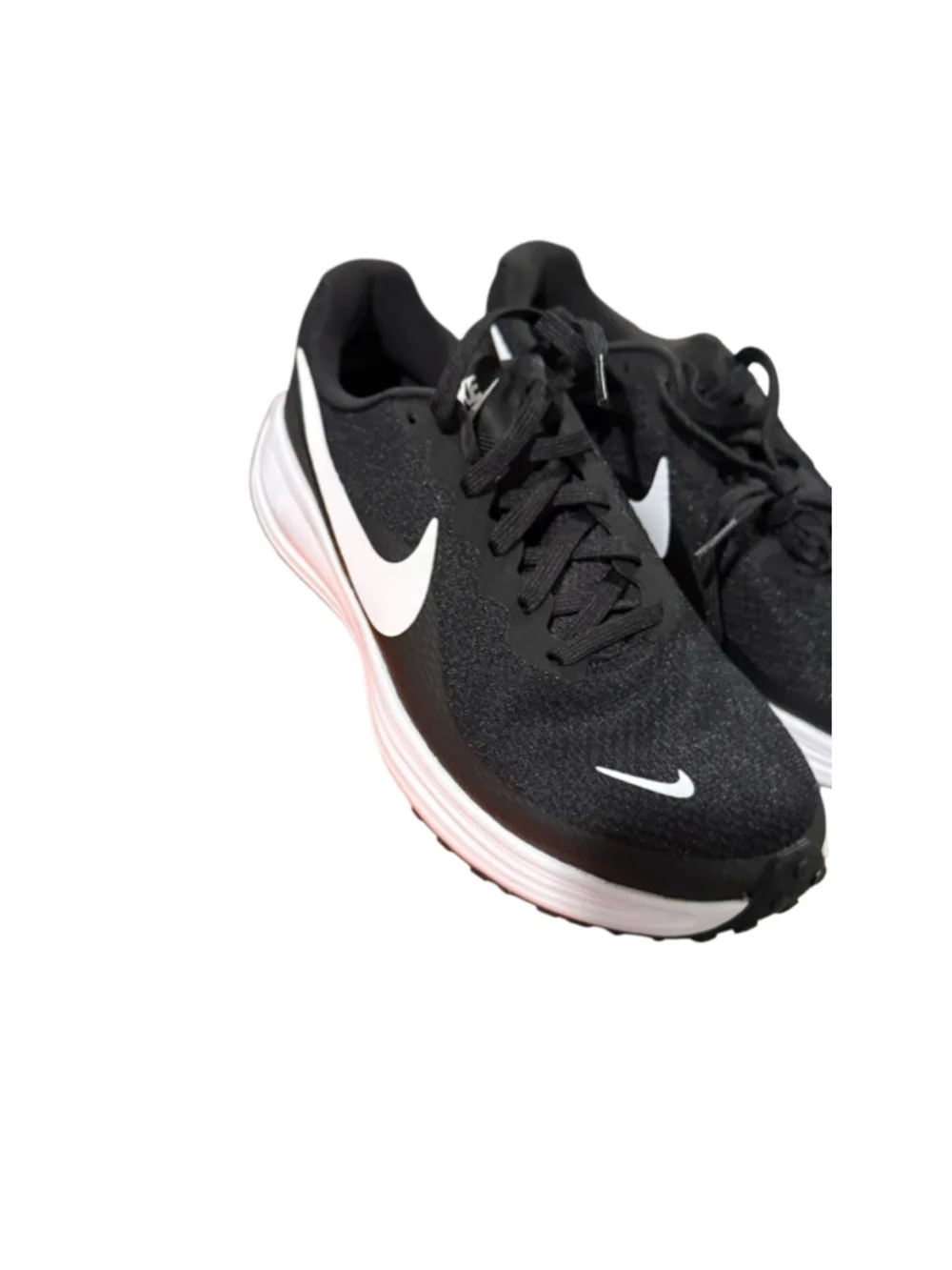 Women's Nike Revolution 8 Sneakers Black White Size 8